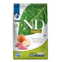 N&D PRIME - CAT Dry Wild Boar&Apple ADULT 10 kg