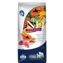 FARMINA N&D TROPICAL SELECTION – DOG Sausas maistas suaugusiems vidutinių ir didelių veislių šunims su ėriena 10 kg