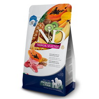 FARMINA N&D TROPICAL SELECTION – DOG Sausas maistas suaugusiems vidutinių ir didelių veislių šunims su ėriena 2 kg