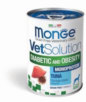 Monge VetSolution Dog Wet Diabetic/Obesity Konservuotas maistas šunims diabetui/nutukimui 400g