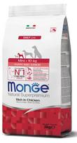 Monge Mini Puppy Susas mažų veislių šuniukų maistas (su vištiena) 3kg