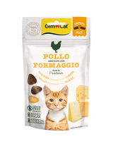 Gimcat Crunchy Snacks Chicken & Cheese traškūs skanėstai višta/sūris 50g