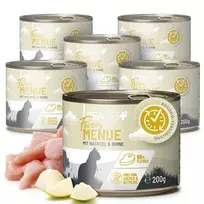 ReaVET konservai katėms su putpele, vištiena ir kriaušėmis – 200g