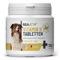 ReaVET vitamino B komplekso tabletės šunims - 120vnt