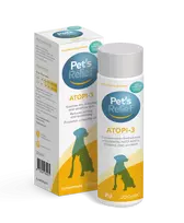 Pet’s Relief® Atopi-3 Pašaro papildas katėms ir šunims, padeda atkurti ir tinkamai palaikyti sveiką gyvūno odą 200 ml