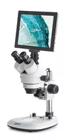 Stereozoom mikroskopas trinokuliaras Greenough; 0,7-4,5×; HWF 10×20; 3W LED pristtymas iki 3 d.d.