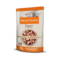 Nature's Variety Wet Original Konservai suaugusioms katėms su vištiena ir žąsiena. 70 g