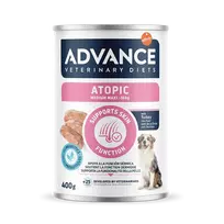 Advance WET Atopic Dog Konservuotas pašaras suaugusiems vidutinių ir didelių veislių šunims, linkusiems į alergijas 400 g