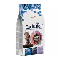 Exclusion Mediterraneo maistas sterilizuotoms, didelėms katėms su vištiena, 1,5 kg