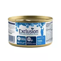 Exclusion Mediterraneo konservai katėms su tunu, 85 g