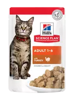 Hill’s Science Plan Feline Adult Turkey  Konservuotas maistas suaugusioms katėms su kalakutiena 12x85g