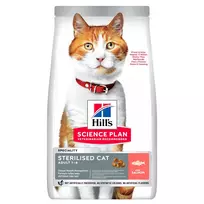 Hill’s Science Plan Feline Sterilised Adult Salmon Sausas maistas sterilizuotoms katėms su lašiša 10 kg