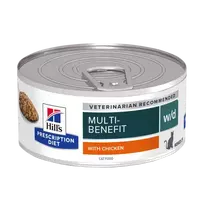 Hill’s Prescription Diet Feline w/d Minced Chicken Konservuotas maistas katėms optimalaus svorio palaikymui 56g