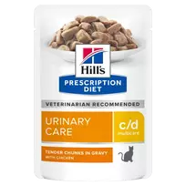 Hill’s Prescription Diet Feline c/d Konservai katėms šlapimo sistemos sveikatingumui 12x85 g