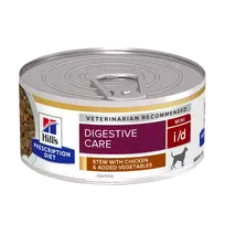 Hill’s Prescription Diet Canine i/d Troškinys šunims esant virškinimo sutrikimams (su vištiena ir daržovėmis) 156g