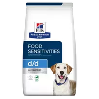 Hill’s Prescription Diet Canine d/d Duck & Rice Sausas maistas šunims esant jautrumui pašarui (su antiena ir ryžiais) 1,5 kg