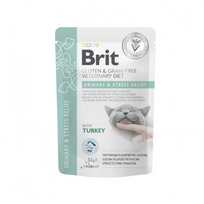 Brit GF Veterinary Diets konservai katėms maiš. Urinary and Stress Relief 85g