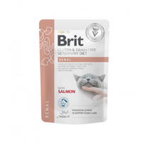 Brit GF Veterinary Diets konservai katėms maiš. Renal 85g