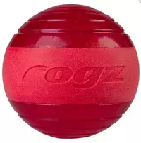 ROGZ Squeekz raudonas kamuoliukas 6.4cm (plūduriuoja)
