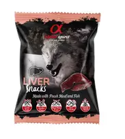 ALPHA SPIRIT SNACKS DOG skanėstai šunims su kepenėlėmis 50g