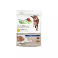 Natural Trainer Cat Hairball Chicken konservai katėms su vištiena 85g 12vnt