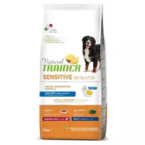 Natural Trainer ADULT DOG SENSITIVE NO GLUTEN M/M EGG (kiaušinis) 12kg