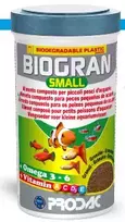 PRODAC BIOGRAN SMALL smulkios granulės žuvims 100ml 45g
