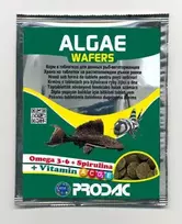 PRODAC ALGAE WAFERS augalinė plokštelė žuvims 15g