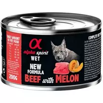 Alpha Spirit WET konservai katėms jautiena su melionu 200g 6vnt