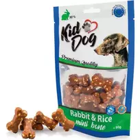 KIDDOG Bones kauliukai  triušiena su ryžiais 80g