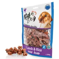 KIDDOG Bones kauliukai ėriena su ryžiais 250g