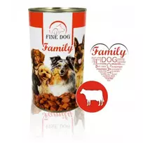FINE DOG konservas šunims su jautiena 1240g