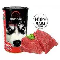 FINE DOG 100% konservas šunims su jautiena 1200g