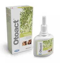 Otoact ausų valiklis šunims ir katėms tirpdanti ausų vašką 100 ml