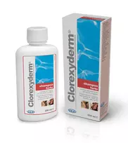 Clorexyderm Shampoo Forte šampūnas šunims ir katėms su chlorheksidinu 2% 200 ml