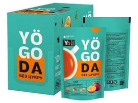 Pasiflorų arbata YOGODA su mangais ir muskato riešutais, 50 g x 12 vnt.