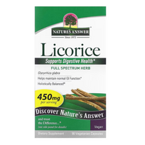 Nature's Answer Licorice Root 450 mg 90 vcaps