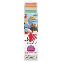 ICO Ežiukas: plastilinas – 10 vnt., pastelinių spalvų, 200 g