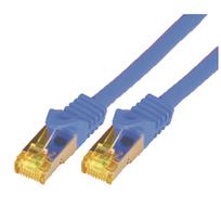 CAT7 SFTP RJ45 LSZH 0.25M BLUE 10GBIT RAW PATCH CABLE