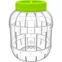 Stiklainis Browin 602013, 3 l, skaidri/žalia