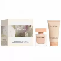 Set Narciso Rodriguez: Narciso Poudree, Eau De Parfum, For Women, 30 ml + Narciso Poudree, Hydrating, Body Lotion, 50 ml