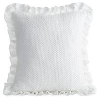 Dekoratyvinės pagalvėlės užvalkalas Muslin JA214-01, balta sp., 45 cm x 45 cm