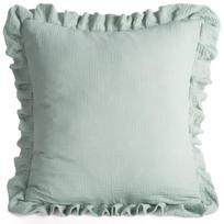 Dekoratyvinės pagalvėlės užvalkalas Muslin JA216-04, mėtinė (mint) sp., 45 cm x 45 cm