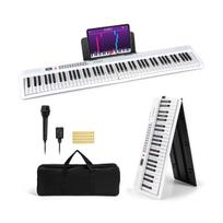 Skaitmeninis pianinas 88 klavišų baltas