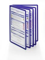 A4 rėmeliai dokumentų vartyklėms Sherpa Durable, 5 vnt., mėlyni