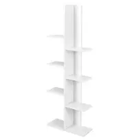 Pastatoma lentyna 50x20x141cm., baltos spalvos