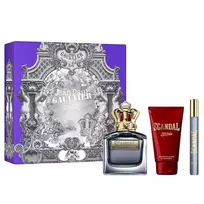 Jean Paul Gaultier rinkinys: „Scandal Pour Homme“, tualetinis vanduo, vyrams, 100 ml + „Scandal Pour Homme“, tualetinis vanduo, vyrams, 10 ml + „Scandal Pour Homme“, dušo gelis, kūnui, 75 ml