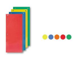 Skirtukai dokumentams SMLT kartoniniai 11x23,5cm, SLPSMASK_D_SP_O