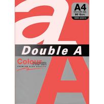 Spalvotas popierius Double A, 80g, A4, 500 lapų, SBPDOUDA_RED