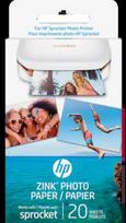Fotopopierius HP Sprocket Zink, FOPHPHPIZ3X450